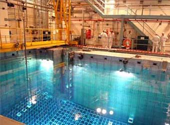 Piscina de residuos nucleares de la planta de Almaraz (C�ceres)